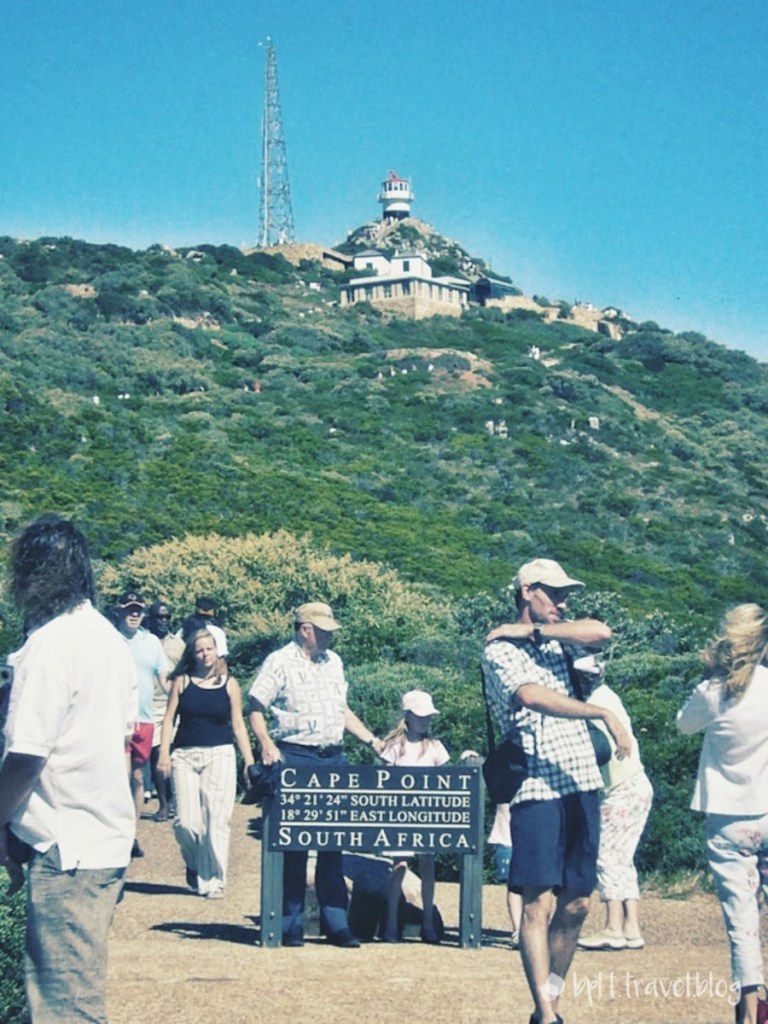 The old lighthouse at Cape Point, South Africa.