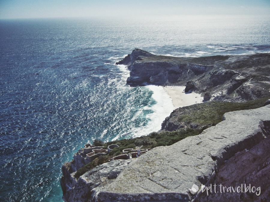 The ocean view at Cape Point, South Africa.