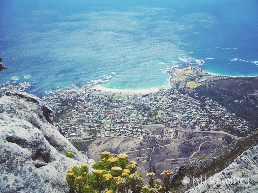 View from the summit of Table Mountain, Cape Town.