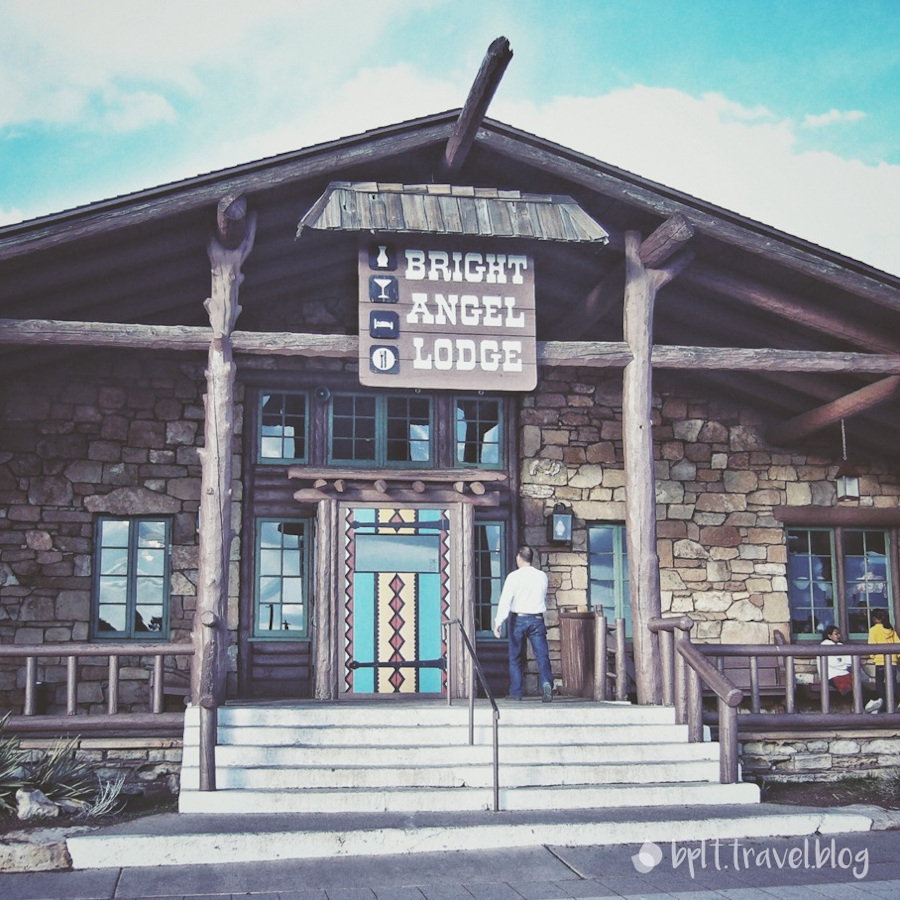 The Bright Angel Lodge at the Grand Canyon South Rim.
