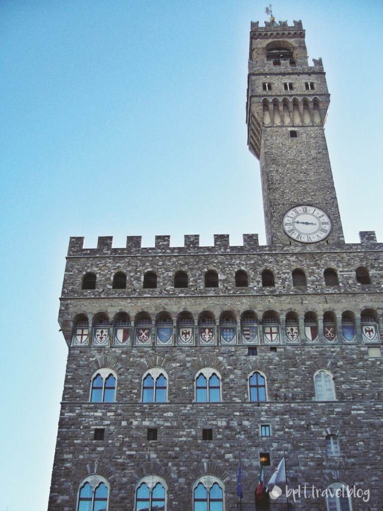 The Palazzo Vecchio in Florence.