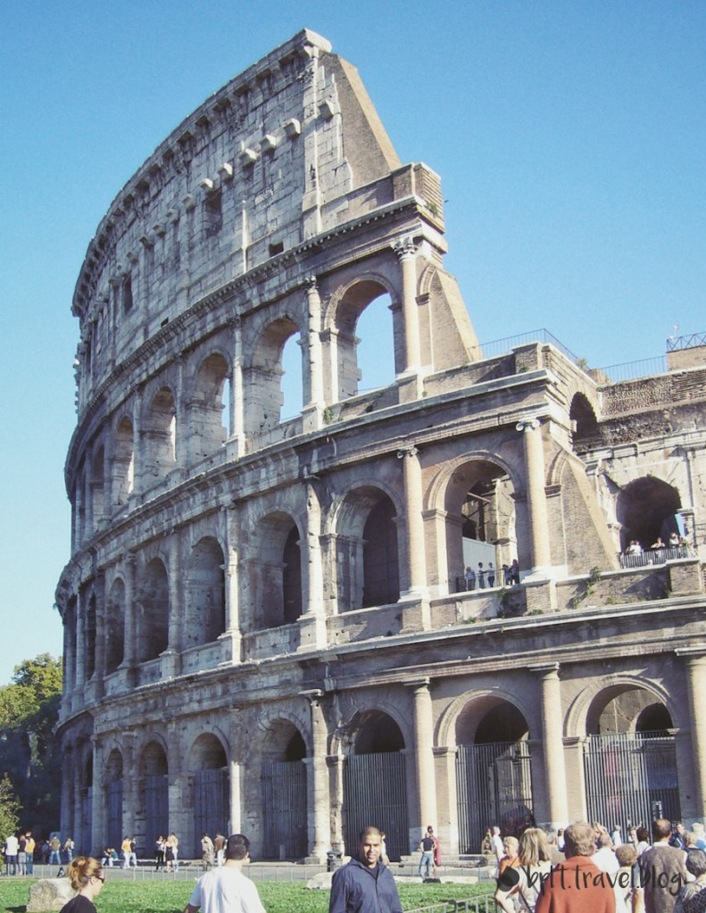 The Colosseum in Rome.