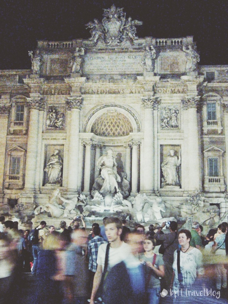 The Trevi Fountain, Rome.