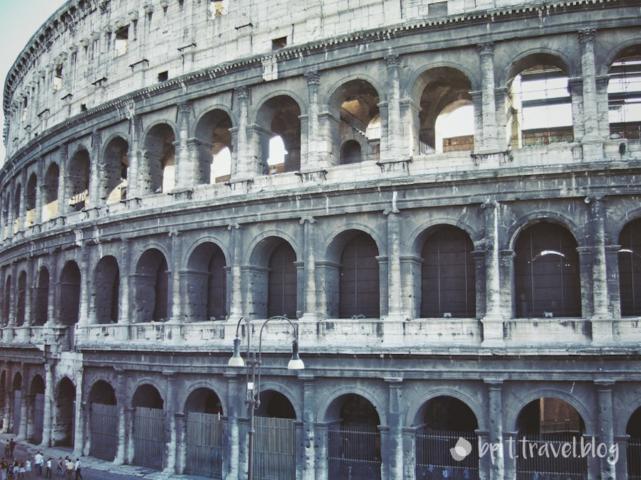 The Colosseum in Rome.