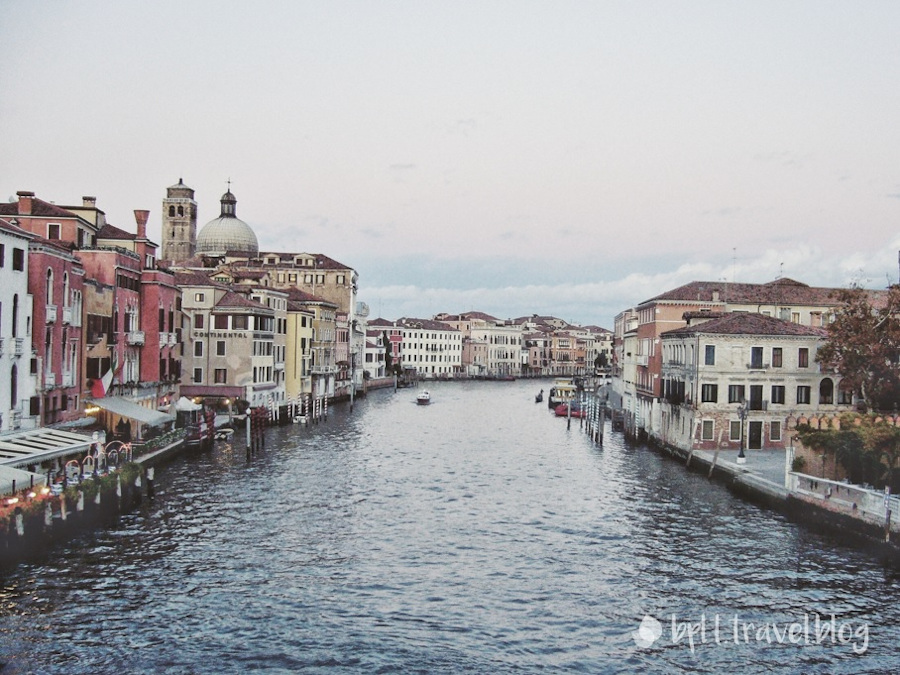 The Grand Canal in Venice.