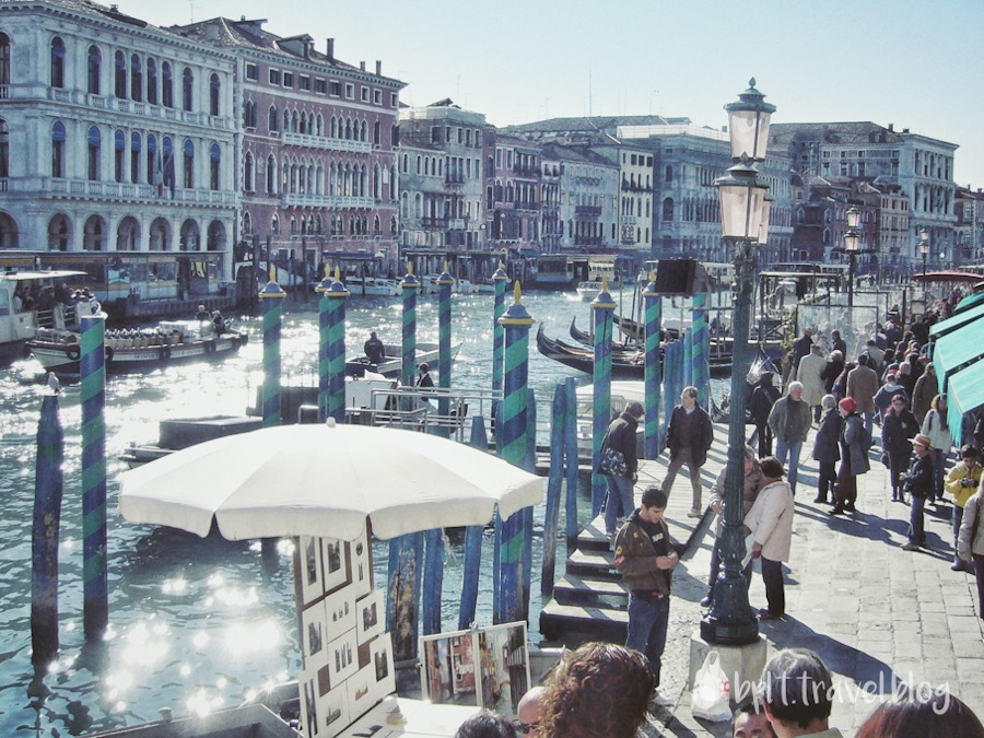 The Grand Canal in Venice.