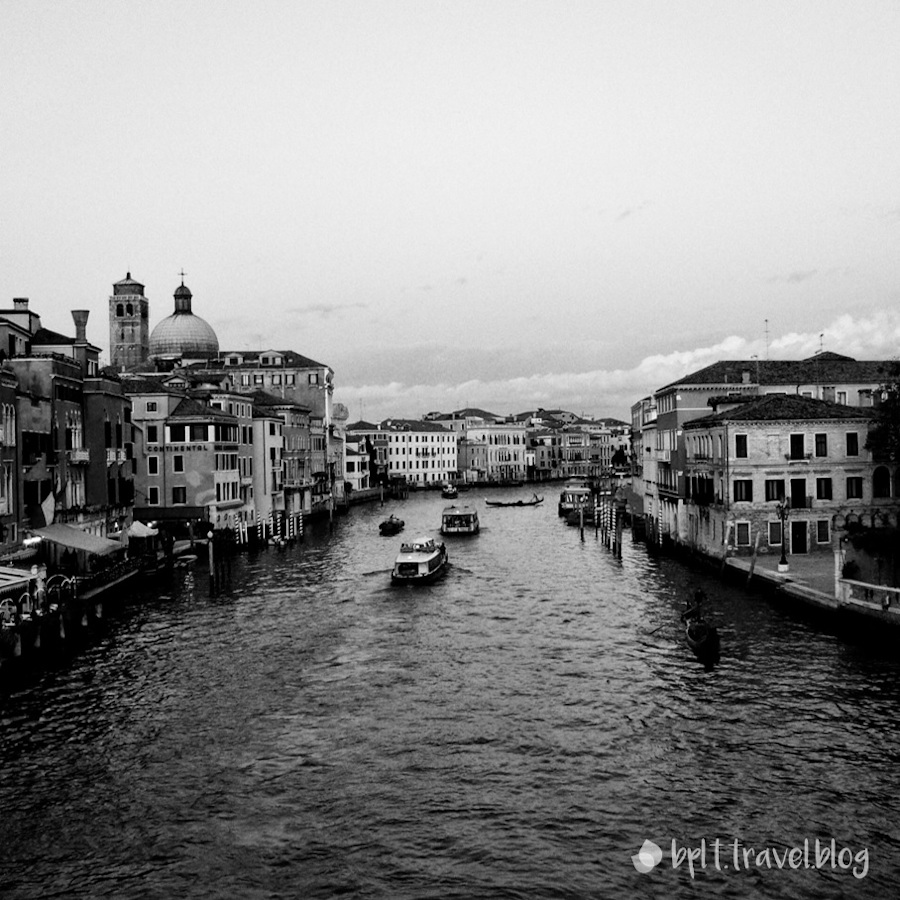 The Grand Canal in Venice.