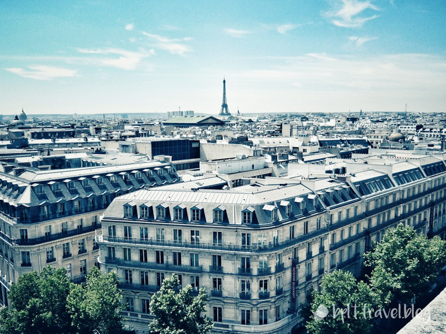The Eiffel Tower standing tall in the city of Paris.