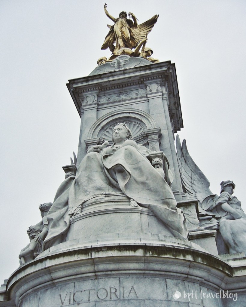 The Victoria Memorial in front of Buckingham Palace, London.