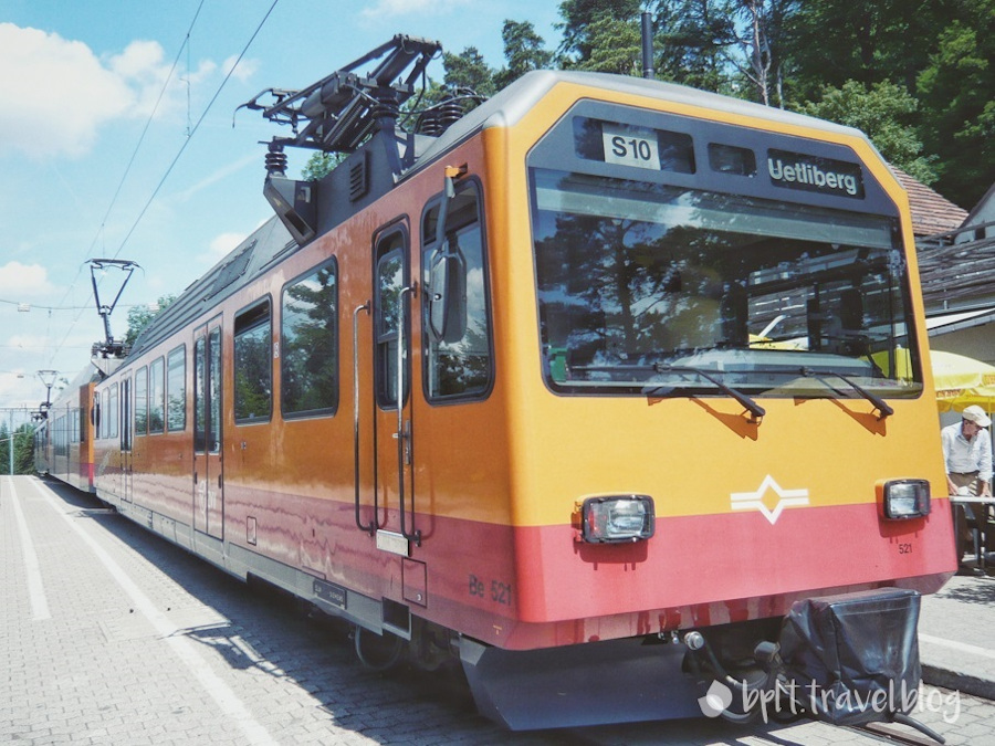 The S10 train at the Uetliberg terminus, Zurich.