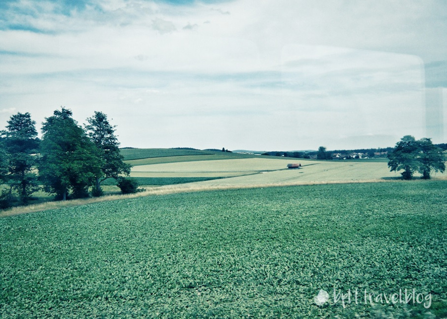 En route from Zurich to Lucerne, Switzerland.
