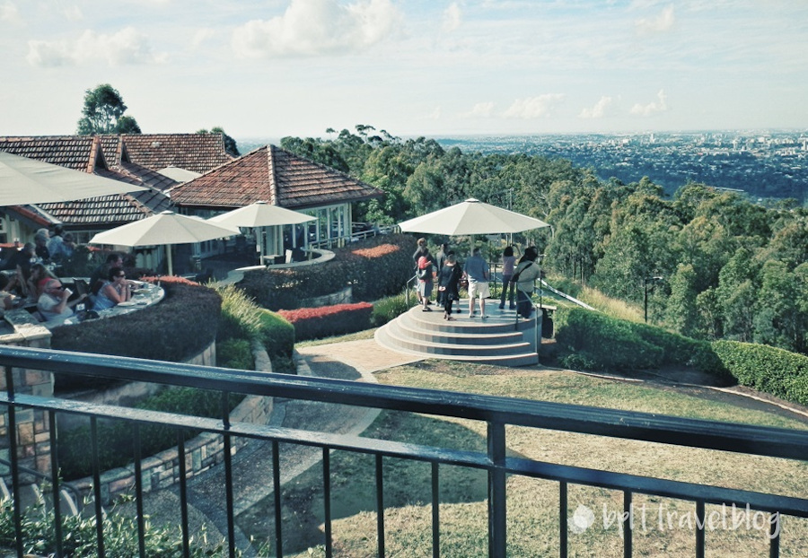 At the summit of Mount Coot-tha, Brisbane.