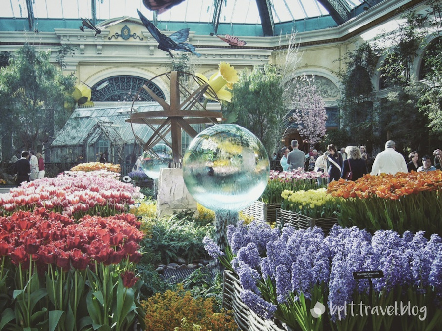 The Conservatory and Botanical Gardens at the Bellagio, Las Vegas Strip, USA.