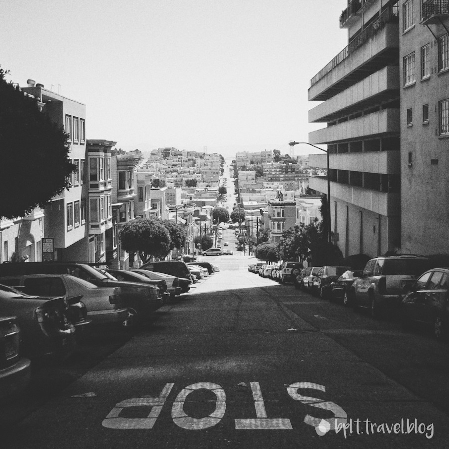 Street view of San Francisco, USA.