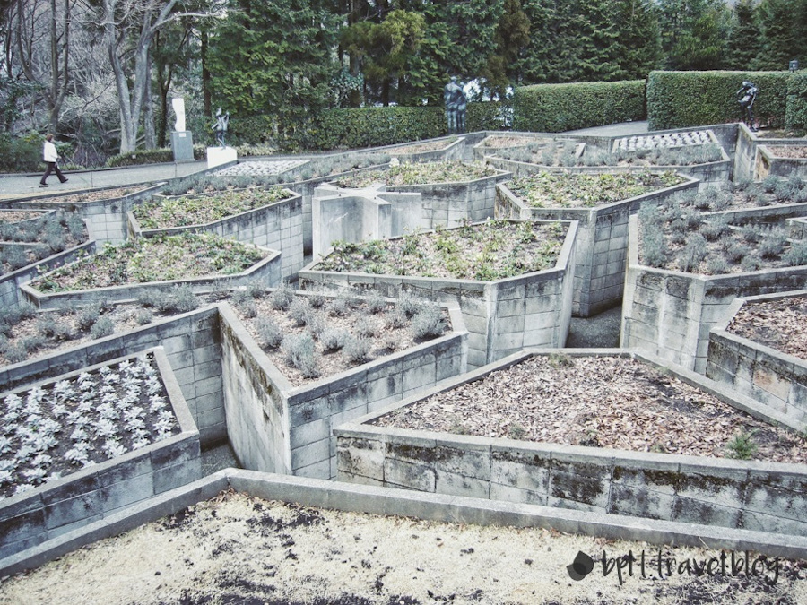 The Garden of Stars at the Hakone Open-Air Museum, Tokyo, Japan.