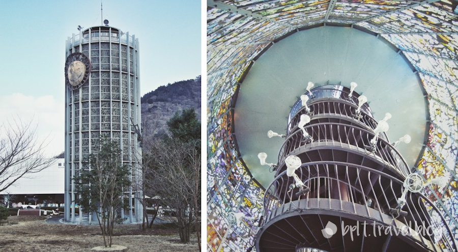 Symphonic Sculpture by Gabriel Loire at the Hakone Open-Air Museum, Tokyo, Japan.