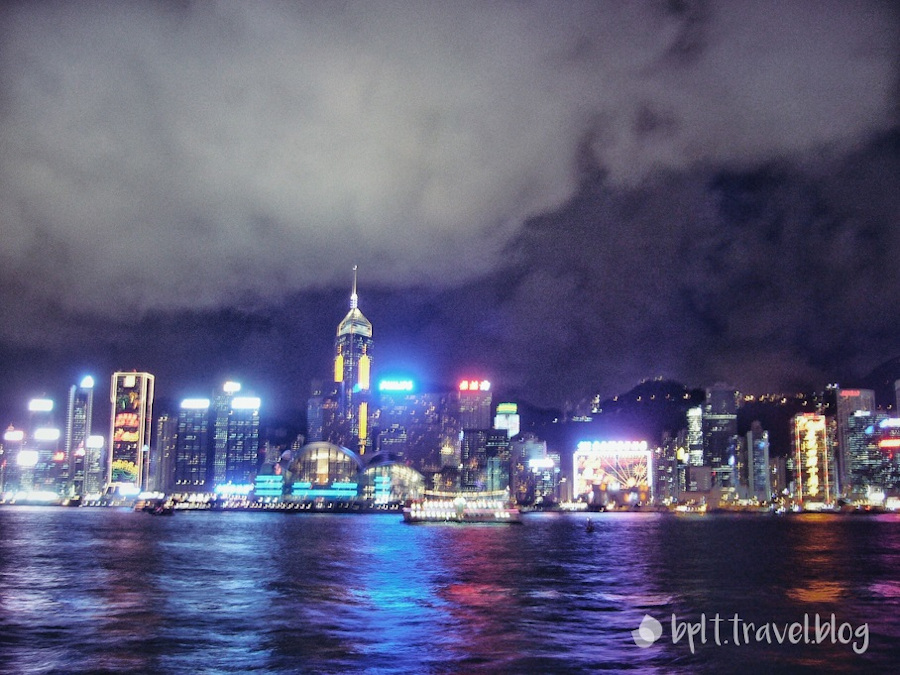 A Symphony of Lights at the Victoria Harbour in Hong Kong, China.