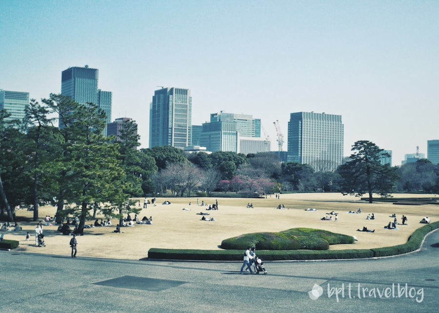 The Imperial Palace East Gardens in Tokyo, Japan.