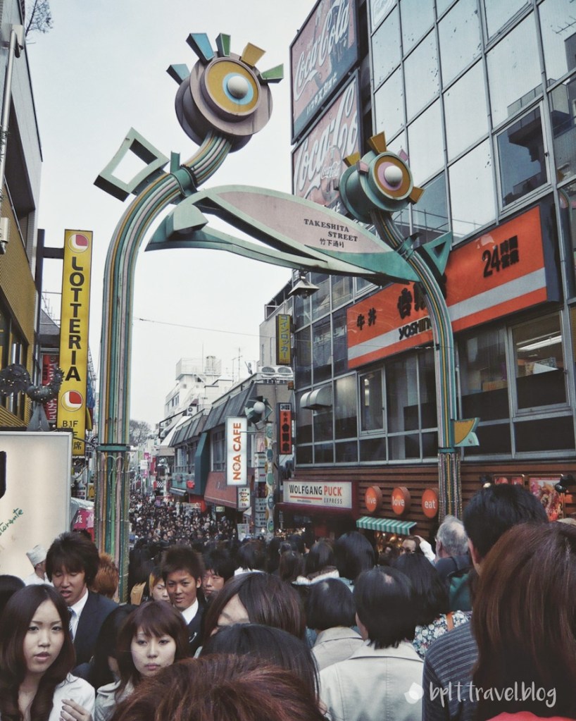 Takeshita Street in Harajuku, Tokyo, Japan.