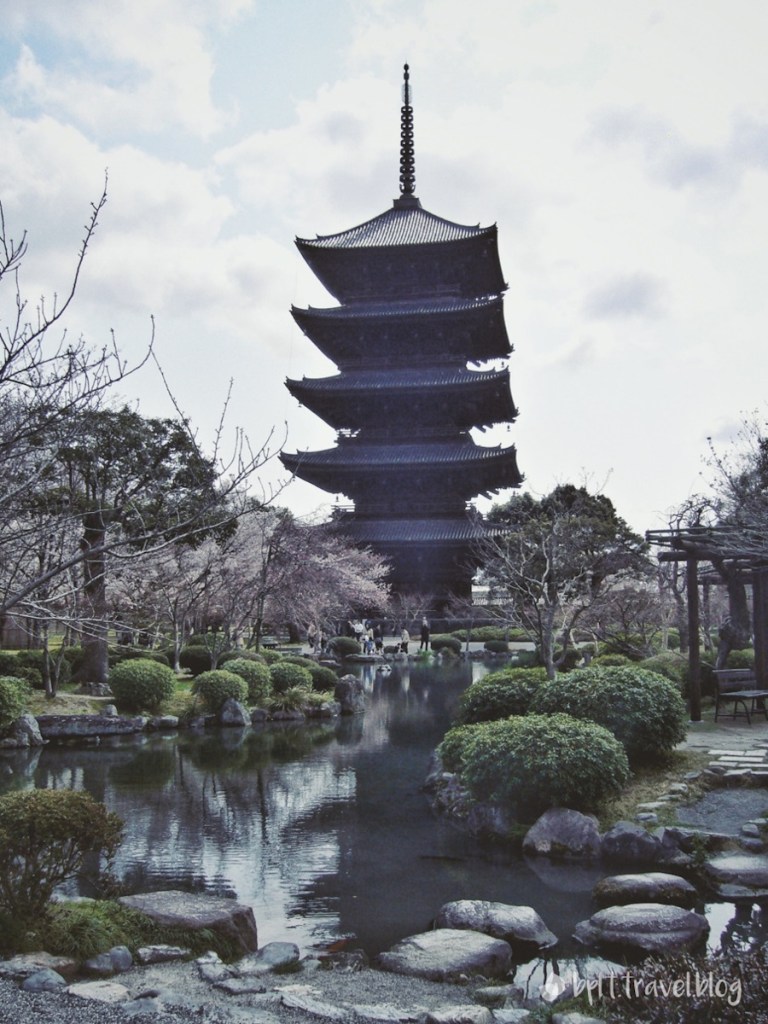 Pagoda at To-ji in Kyoto, Japan.